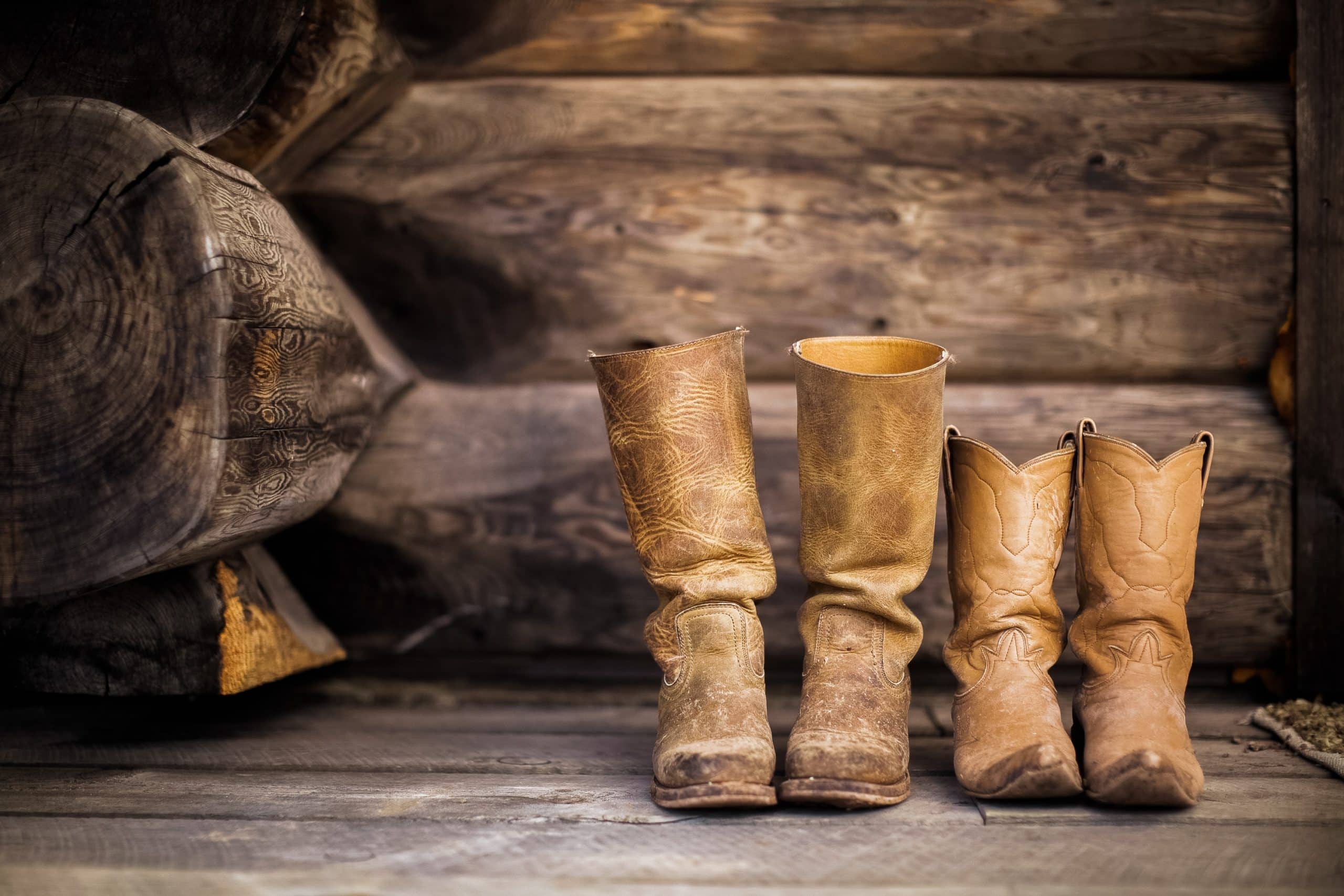 Two pairs of boots